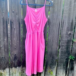 Leo Rosi Large Hot Pink Maxi Dress